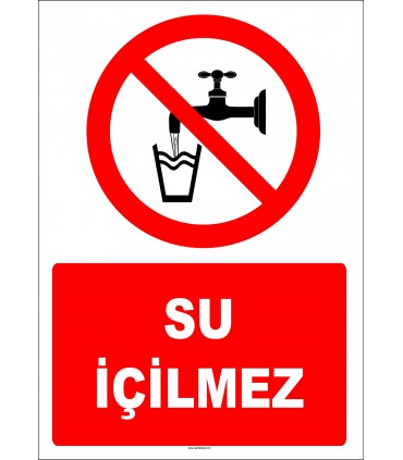 EF1411 - Su İçilmez