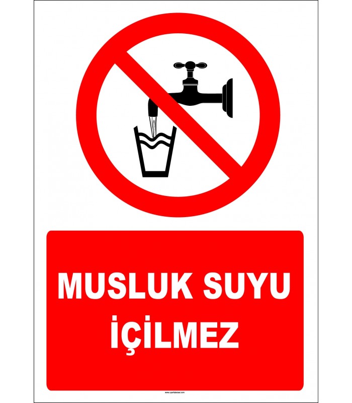 EF1412 - Musluk Suyu İçilmez
