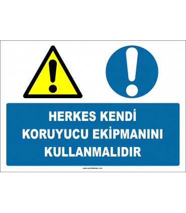 EF1415 - Herkes Kendi Koruyucu Ekipmanını Kullanmalıdır