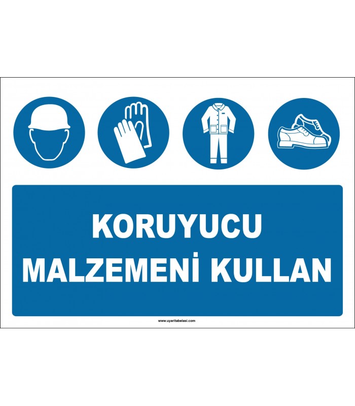 EF1416 - Koruyucu Malzemeni Kullan (Baret, Eldiven, Giysi, Ayakkabı)