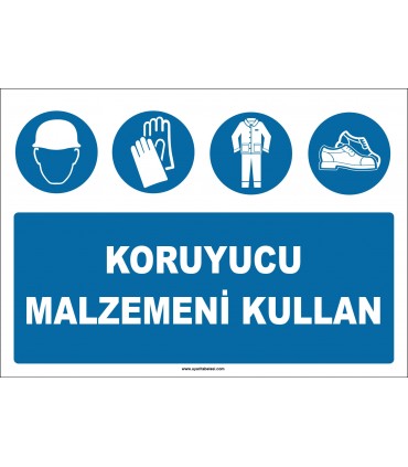 EF1416 - Koruyucu Malzemeni Kullan (Baret, Eldiven, Giysi, Ayakkabı)