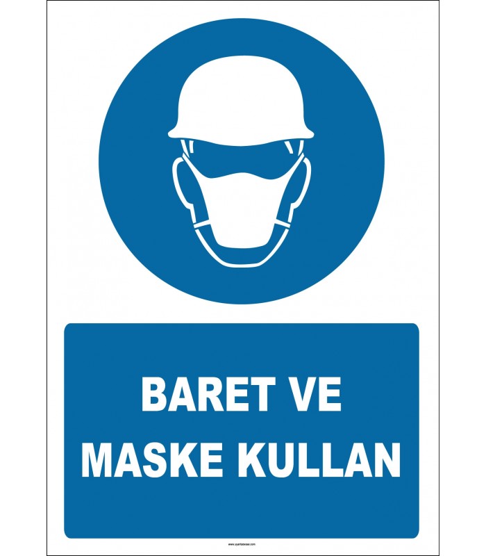 EF1417 - Baret ve Maske Kullan