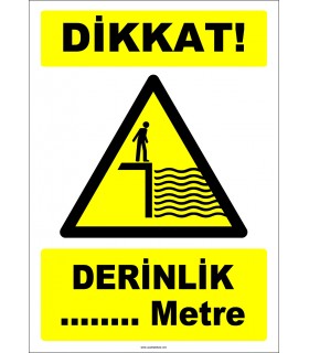 EF1418 -Dikkat derinlik, m