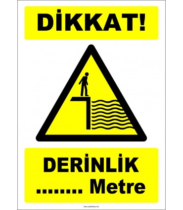 EF1418 -Dikkat derinlik, m