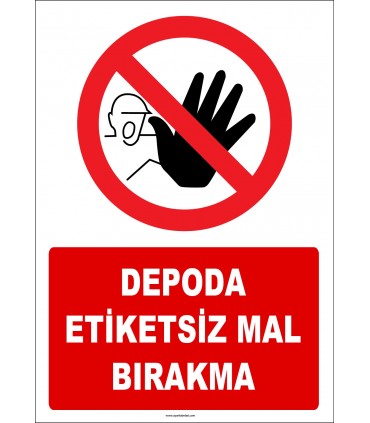 EF1439 - Depoda Etiketsiz Mal Bırakma