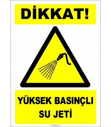 EF1450 - Dikkat! Yüksek Basınçlı Su Jeti