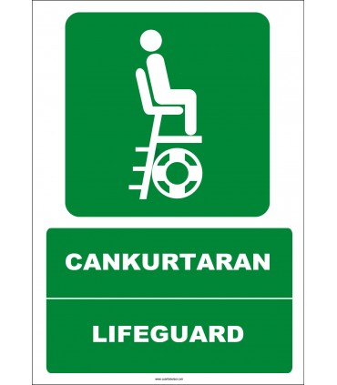 EF1447 - Türkçe İngilizce Cankurtaran, Lifeguard