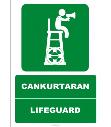 EF1449 - Türkçe İngilizce Cankurtaran, Lifeguard