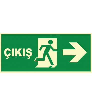 EF1459 - Fosforlu Acil Çıkış, sağ