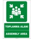EF1475 - Türkçe İngilizce Toplanma Alanı, Assembly Area