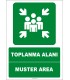 EF1478 - Türkçe İngilizce Toplanma Alanı, Muster Area