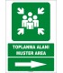 EF1491 - Türkçe İngilizce Toplanma Alanı, Muster Area, Sağ Tarafta
