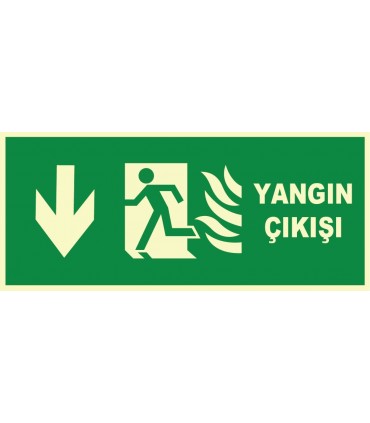 EF1516 - Yangın Çıkışı, Aşağı Ok